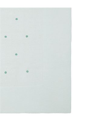 green cotton blanket LITTLE BEAR KIDS | 1115MENTAVERDE